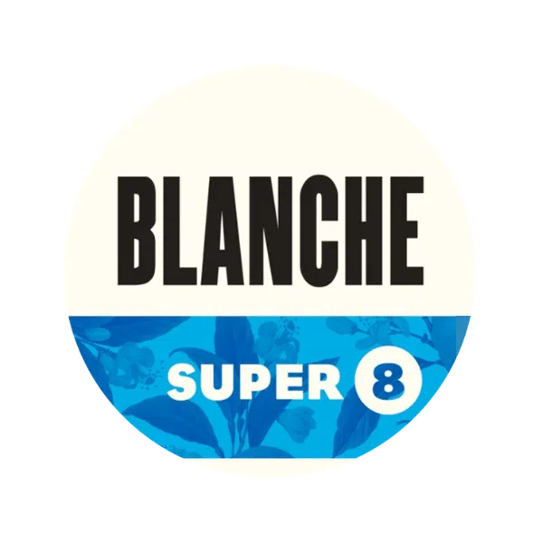 Macaron blanche super 8