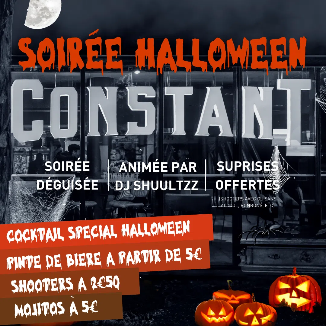 Soirée Halloween Constant Angers